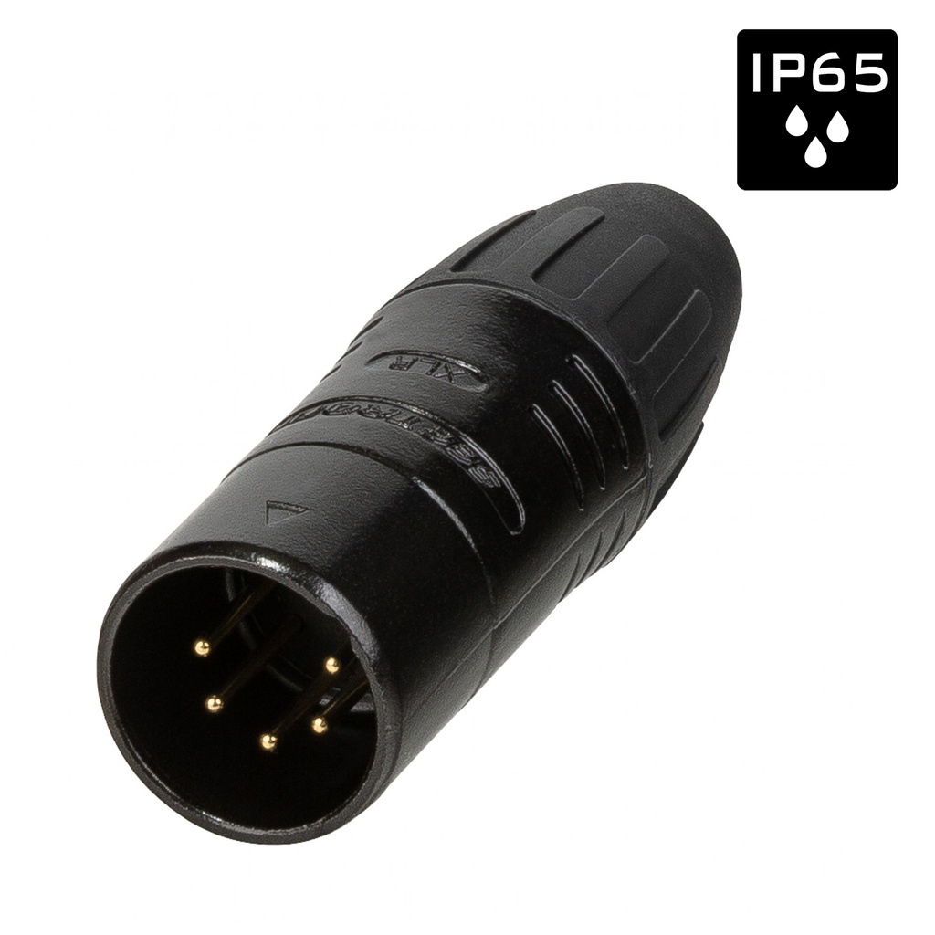 SEETRONIC - SCWM5-B - Seetronic Male 5-pin XLR connector IP65 for cable

