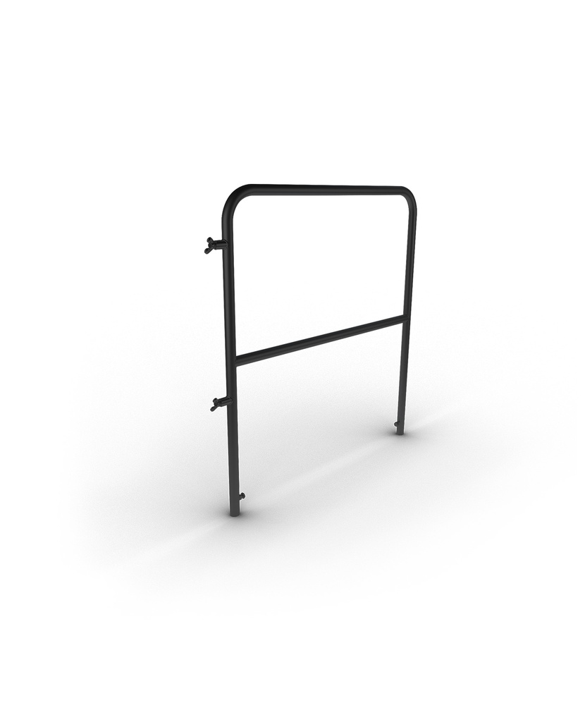 CONTESTAGE - PLTPRO-Hh1x1 - Stage guardrail for PLTPRO platform: Length 1m - Black