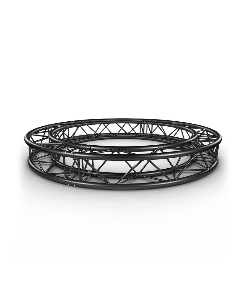 CONTESTAGE - CQUA29-300 blk - ALU TRUSS Quatro 290 Circle – Black – Diameter: 3m – 4 parts