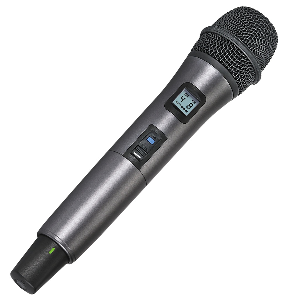 AUDIOPHONY - UHF410-HAND-F5 - UHF handheld microphone with dynamic cell - 500Mhz range