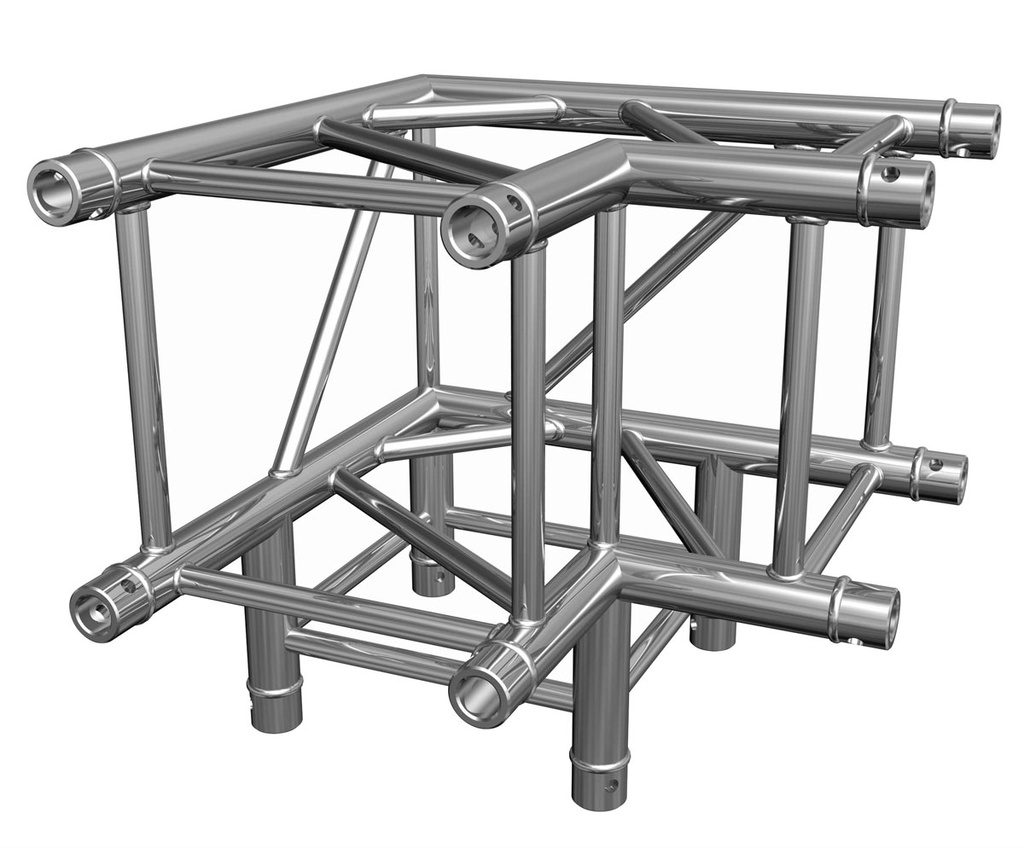 CONTESTAGE - AGQUA-09 - TRUSS Quatro 290 side piece - 90° - 3 directions - Connection kits included