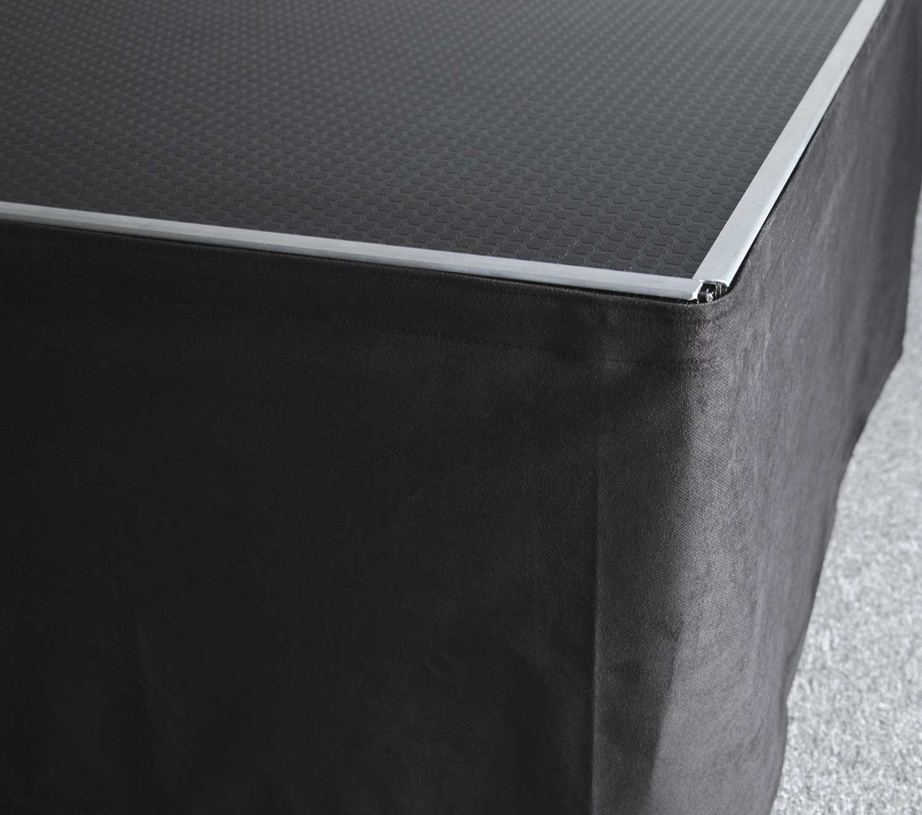 CONTESTAGE - PLTL-JU20x200 - Stage skirt for PLTL platform H20cm L205cm