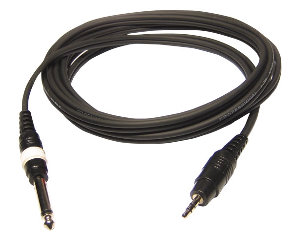 HILEC - CL-71/6 - Male stereo 3.5mm mini Jack / Male stereo 6.35 Jack line cable - 6m