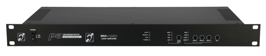 AUDIOPHONY PA - BM-A250 - Magnetic loop amplifier for 250m² area