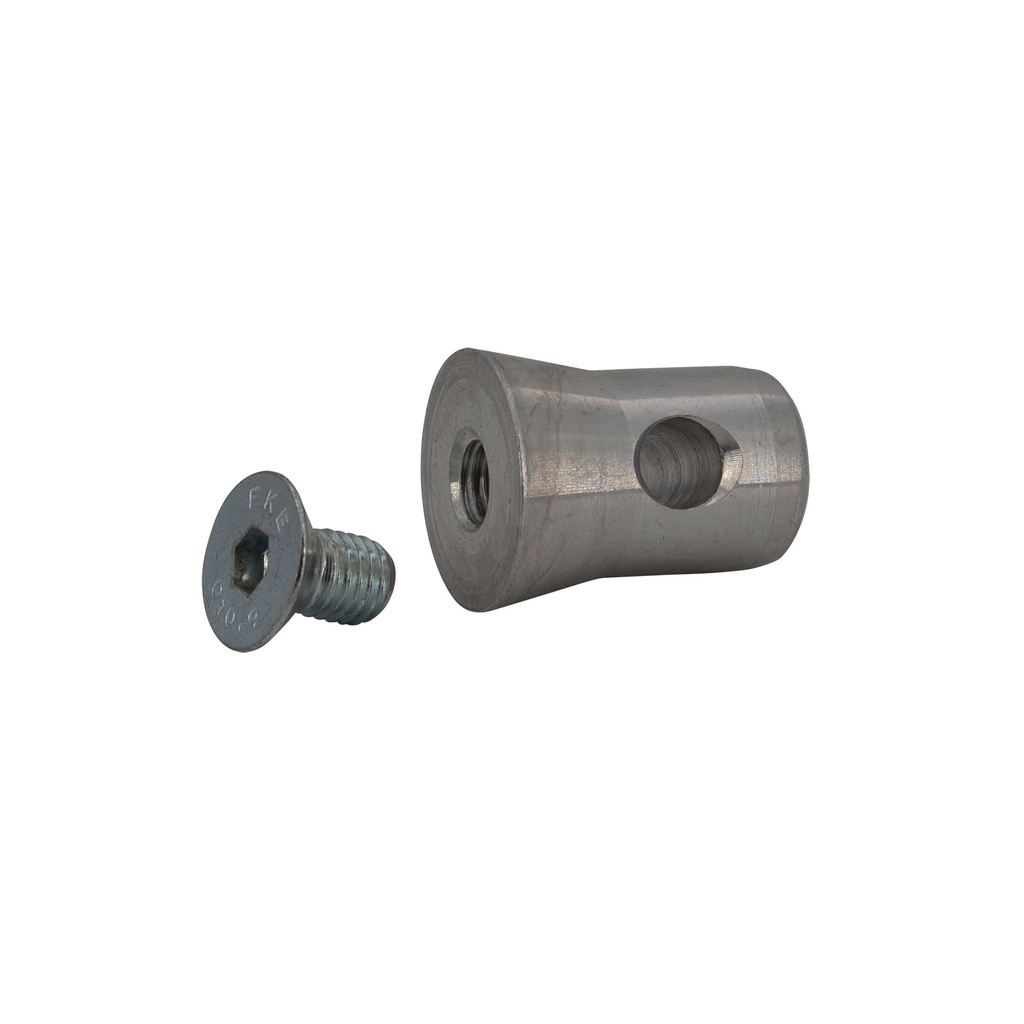 CONTESTAGE - 1/2MANCH - Conical half-coupler with thread M12 (H=12mm)

