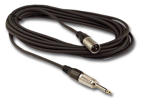HILEC - CM/XMJM-6 - XLR male / Jack 6.35 mono male microphone cable - 6m