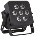 JB SYSTEMS - LED PLANO 6in1 - Extremely compact energy saving LED projector equipped with 7x12W RGBWA + UV LEDs!