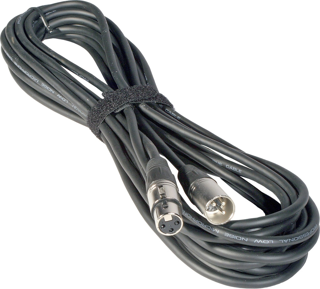 HILEC - 7-0068 - Assembled cable signal, 3pin XLRf + 3pin XLRm - 20m