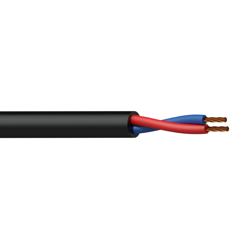 PROCAB-avit - BLS207/3 - Loudspeaker cable - 2 x 0.75 mm²-18 AWG - CCA - 300 meter - black