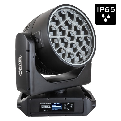 BRITEQ - BTI-BLIZZARD WASH2 - Powerful and robust outdoor moving wash equipped with 19x50W RGBL LEDs, full pixel controlled by DMX, Artnet & sACN.
NFC and wireless DMX equipped as standard.