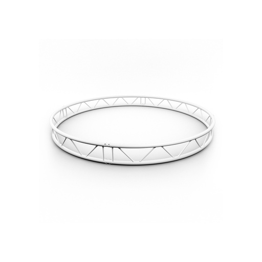 CONTESTAGE - CDUOV29-300 W - TRUSS DUO290 Vertical circle - White - Diameter: 3m - 4 parts