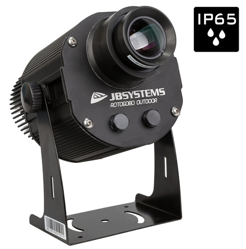 JB SYSTEMS - ROTOGOBO OUTDOOR - Powerful outdoor IP65 logo projector based on a 100W cold white LED