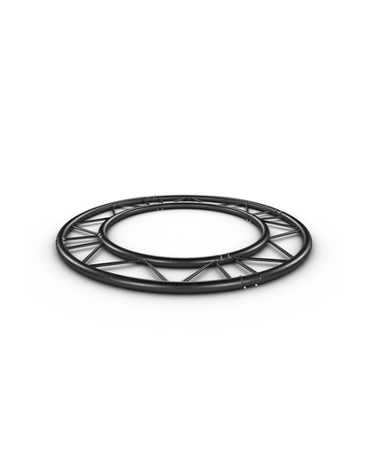 CONTESTAGE - CDUOH29-300 blk - TRUSS DUO290 Horizontal circle - Black - Diameter: 3m - 4 parts