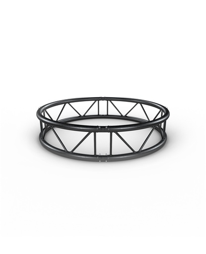 CONTESTAGE - CDUOV29-300 blk - TRUSS DUO290 Vertical circle - Black - Diameter: 3m - 4 parts