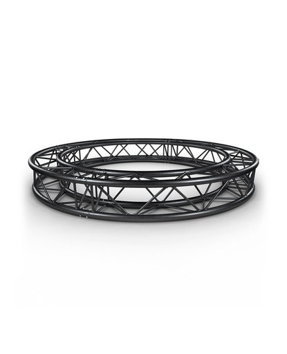 CONTESTAGE - CQUA29-300 blk - ALU TRUSS Quatro 290 Circle – Black – Diameter: 3m – 4 parts