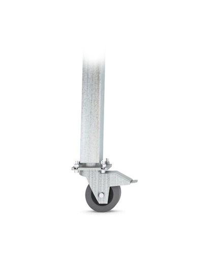 CONTESTAGE - PLTS-FW80 - Square foot with castor - Height 80cm