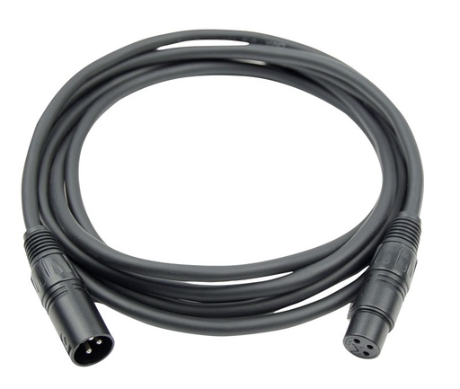 HILEC - CDMX-5 - DMX XLR 3pin male / XLR 3pin female cable - 5m
