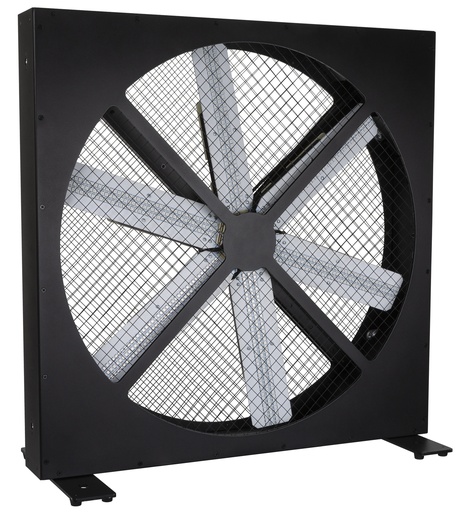 BRITEQ - BT-LEDROTOR - The BT-LEDROTOR is a high power 70x70cm LED-effect-fan for TV-Studios, Rental, …
Each of the 6 fan blades is equipped with 5 sections of RGB-leds that you can control individually.
An additional ring of UV LEDs was added to create extra effects.
