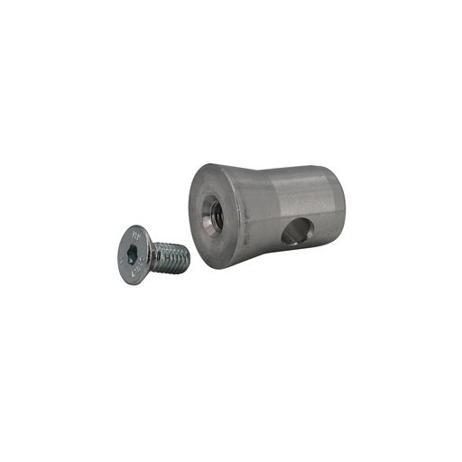 CONTESTAGE - 1/2MANCH-M10 - Conical half-coupler with M10 screw for 50mm tubes
