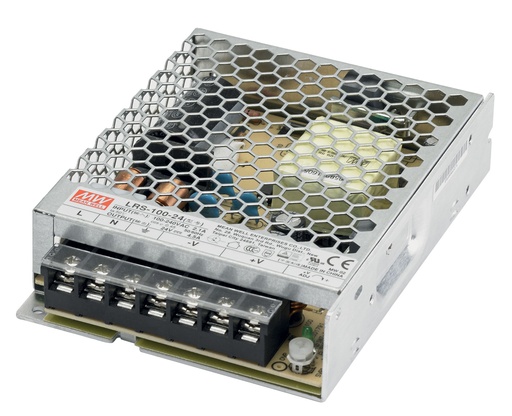 CONTEST - LRS-100-24 - Power Supply - 24VDC 100W max - IP20 - 2 outputs
