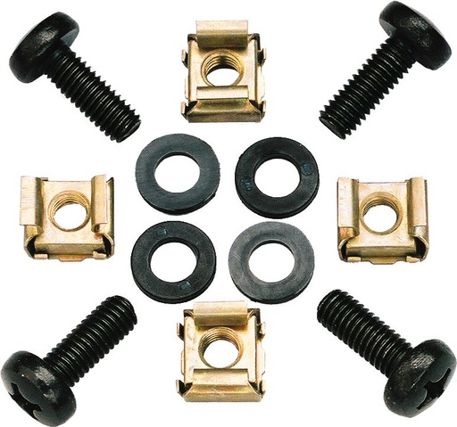 JV CASE - MS-02 - 4x screw M6x16 + 4x plastic washer + 4x Cagenut 1.5mm