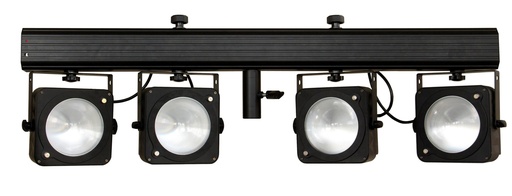 JB SYSTEMS - COB-4BAR - Powered 4bar: 4xCOB RGB 36W + IR + incl. case