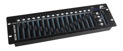 JB SYSTEMS - SCM-1 SCENEMASTER - 16ch DMX scene setter with MIDI out