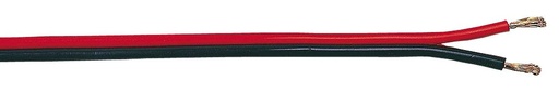 TASKER - C102 (2x2.50 r/z) - TASKER Speaker cable, flat: 2x2.50mm², red/bl, reel 100m